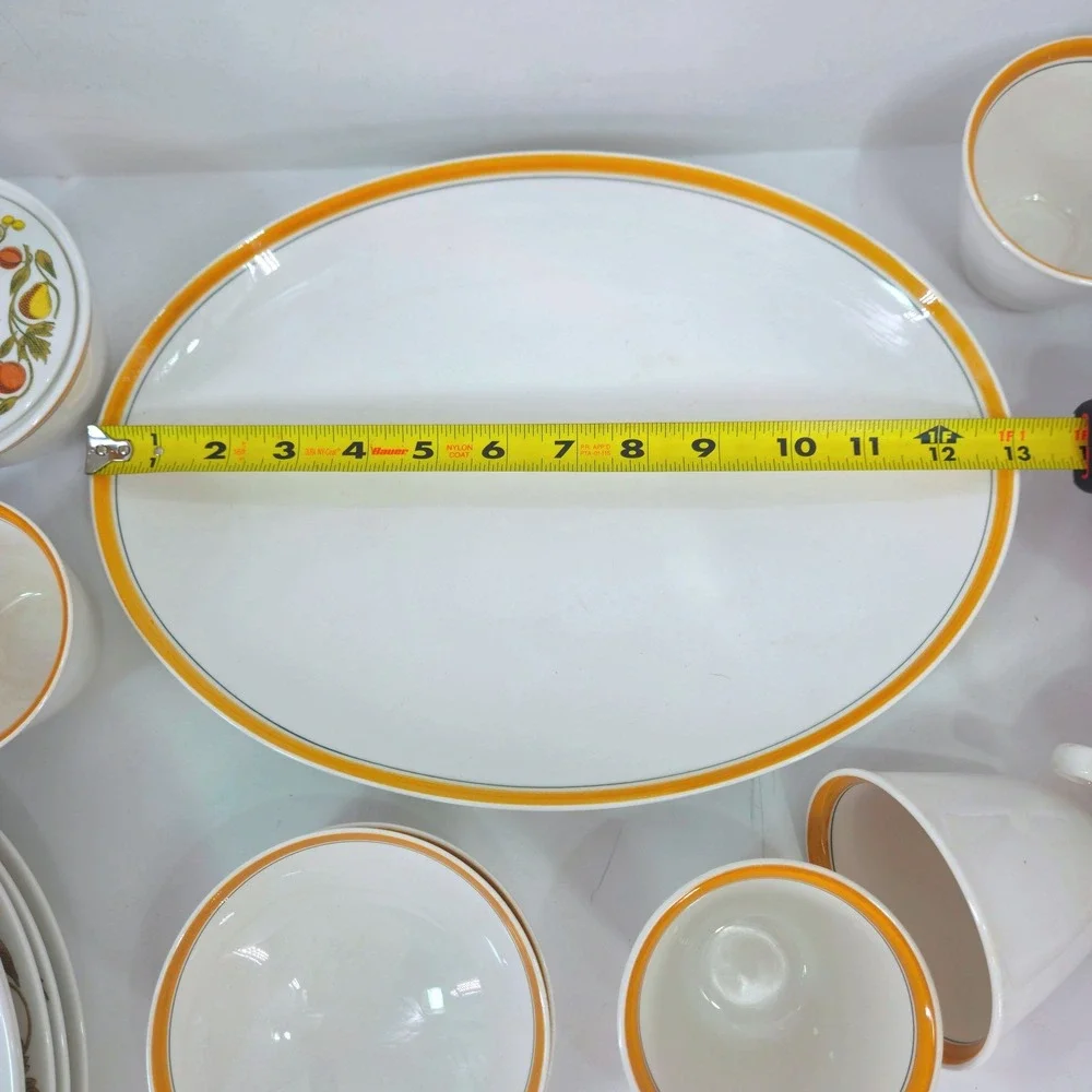 Vintage Franciscan Pickwick MCM Fruit Vine Mustard Green Stoneware China *Choose